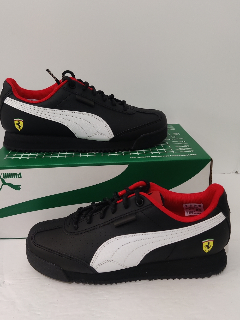 Boy's Puma Ferrari Roma Via Jr Sneakers Size 5 New With Box